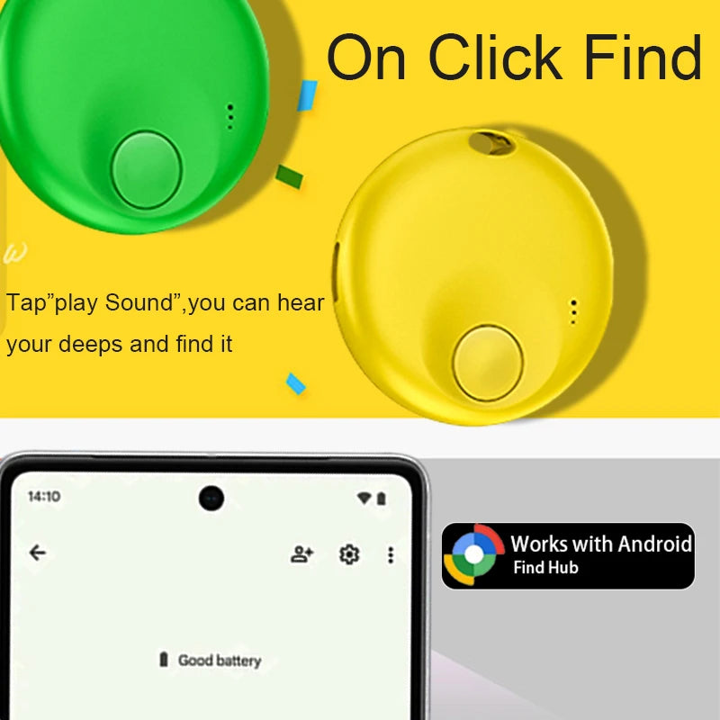 Anti-loss Locator Tracker for Samsung Phones Android Google Find My Device Finder Global Positioning Anti-lost Smart Tag
