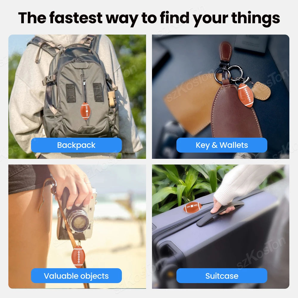 Mini Smart Tag Only Compatible with iOS Find My APP Bluetooth-compatible GPS Tracker Wallet Keys Finder Anti-lost GPS Locator