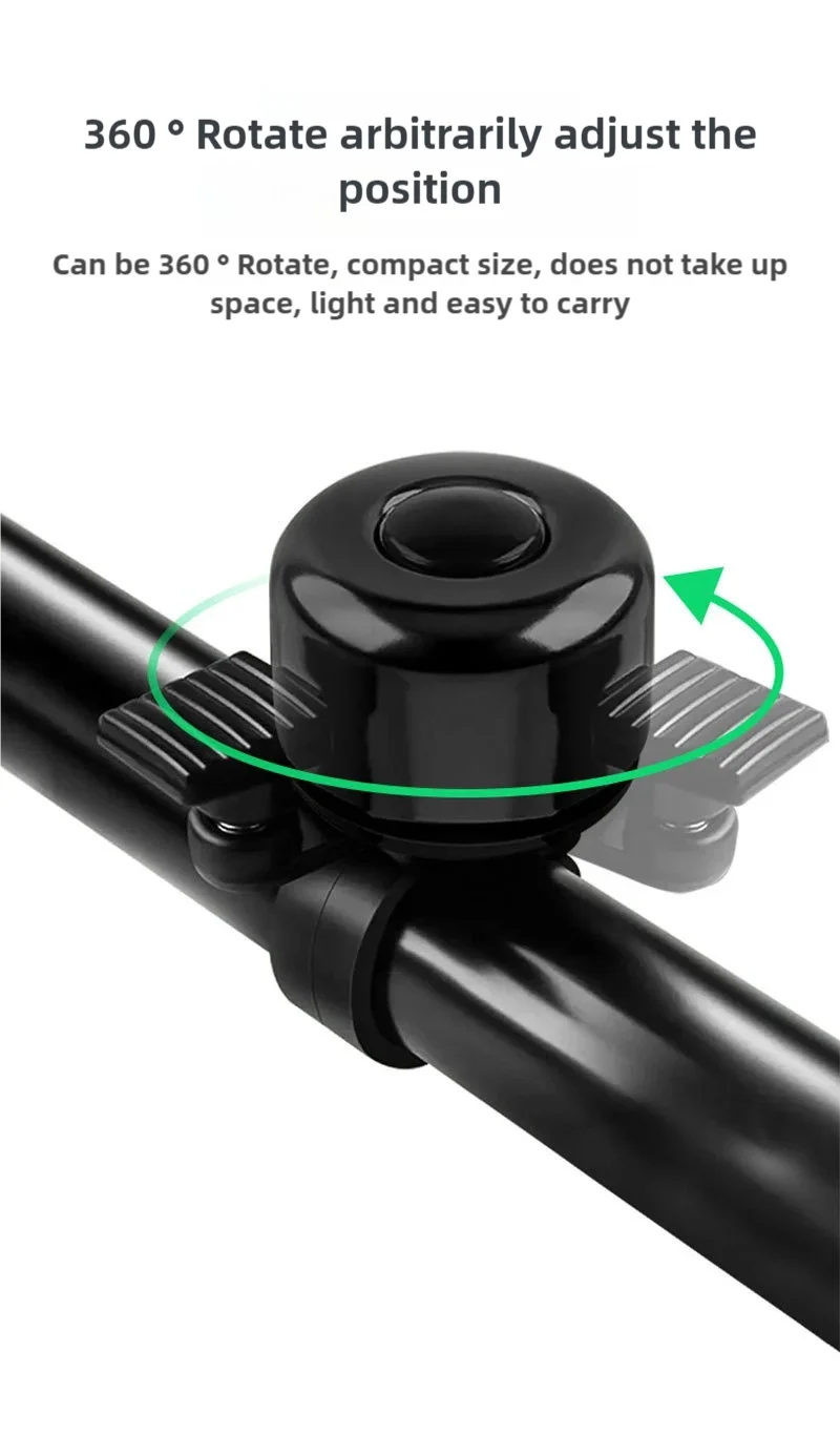 iOS Anti-Theft Locator Bicycle Bell Tracker Suitable for The Apple Find My Program Smart Bike Anti-loss Device Bell Model
