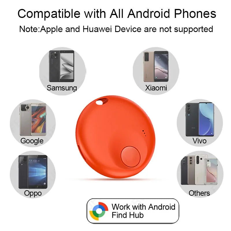 Anti-loss Locator Tracker for Samsung Phones Android Google Find My Device Finder Global Positioning Anti-lost Smart Tag